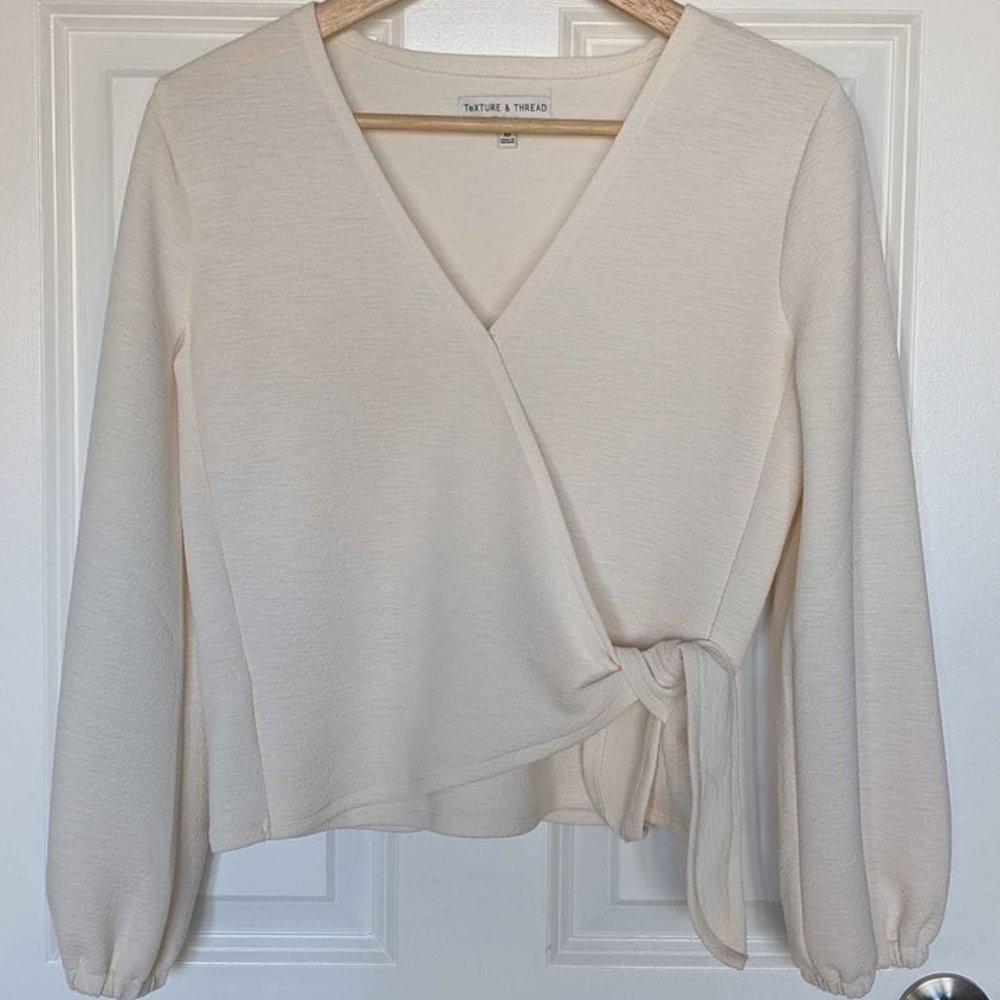 NEW madewell women's wrap top